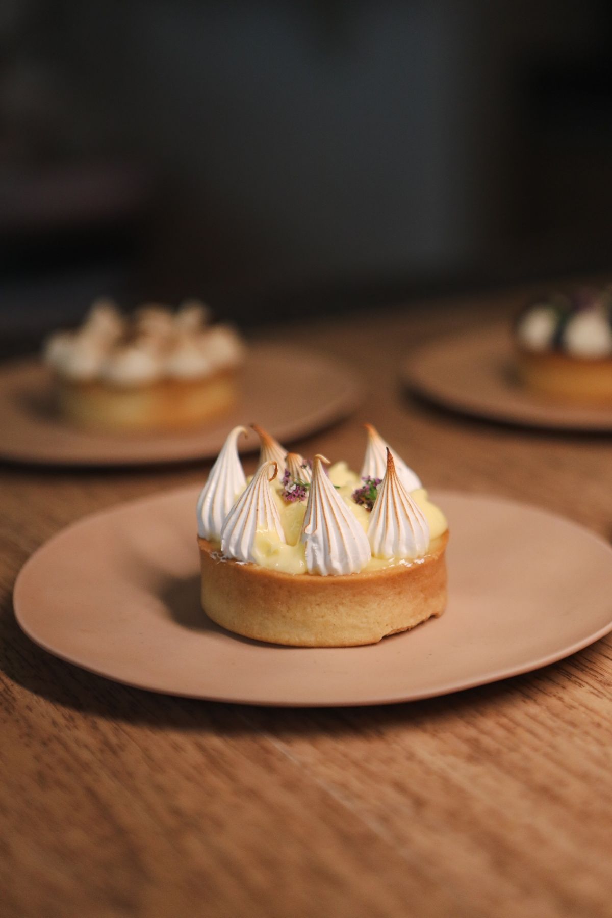 Mini torta de limão siciliano com merengue, da confeitaria Florella