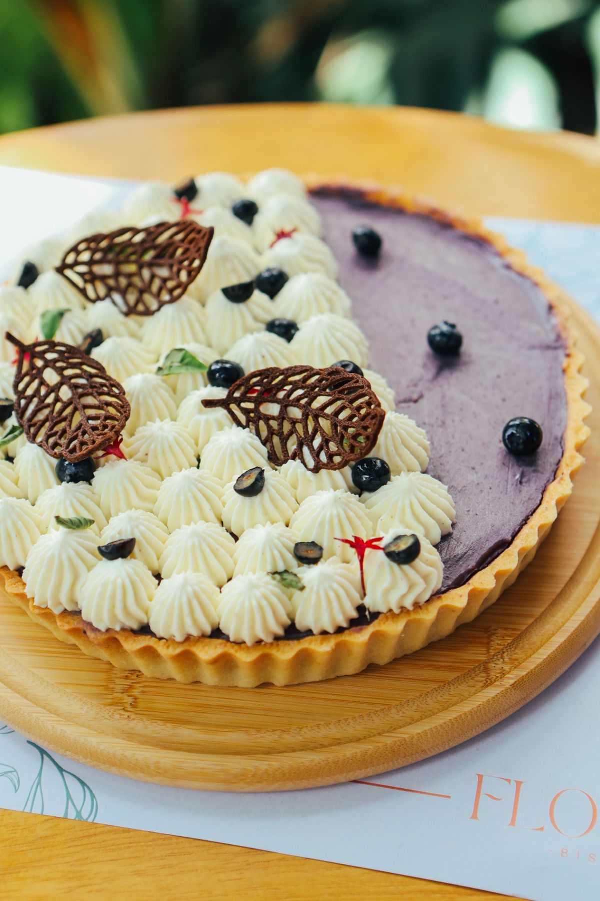 Torta de Blueberry — confeitaria do Florella